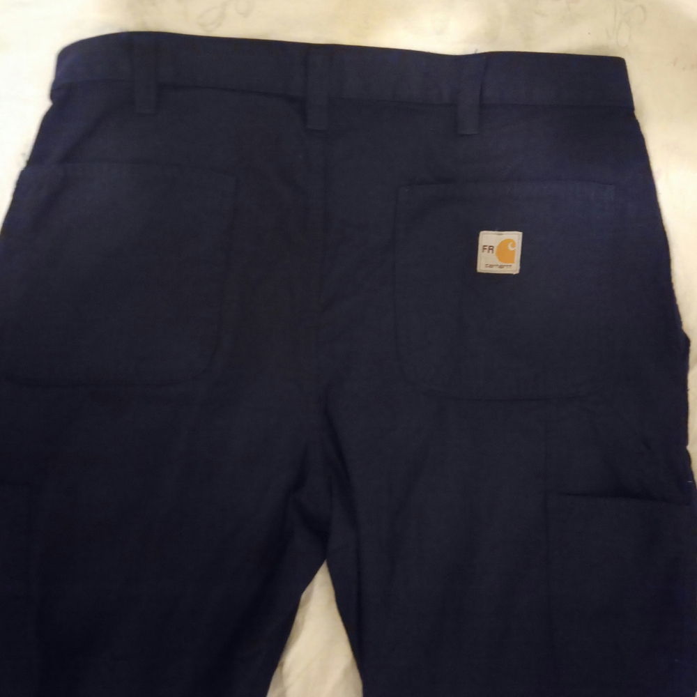 Carhartt FR FLAME RESISTANT 73478-20 Pants Men's Size 34x30  Navy Glen Guard